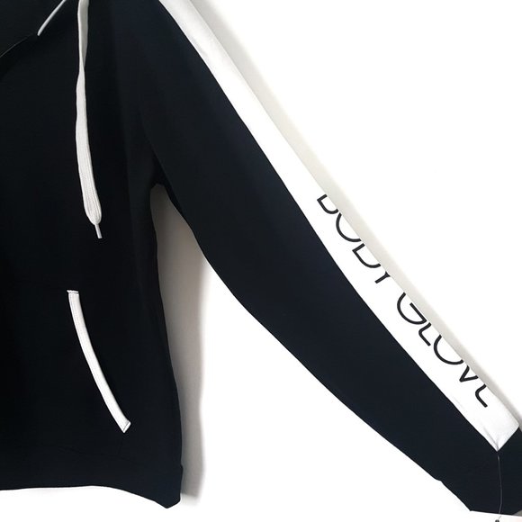 Body Glove Black Athleisure Hoodie Top, S - NWT - Picture 2 of 8